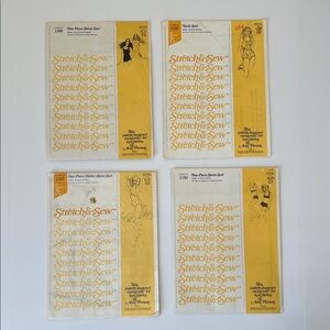 Vintage Stretch & Sew Swim Suit patterns, these are 
amazing patterns,1973/1974